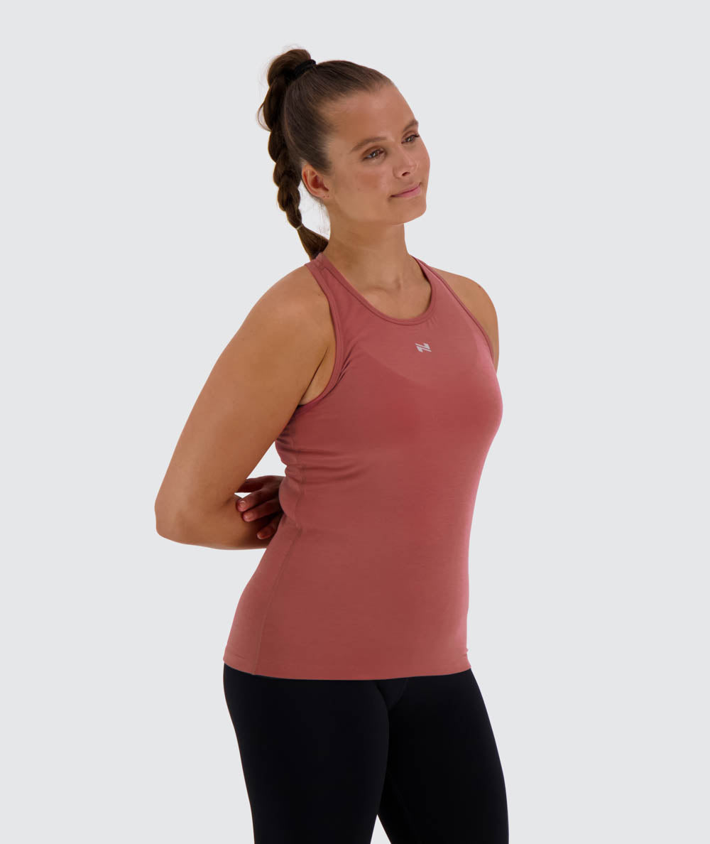 Naisten Treeni Tank Toppi #color_brick