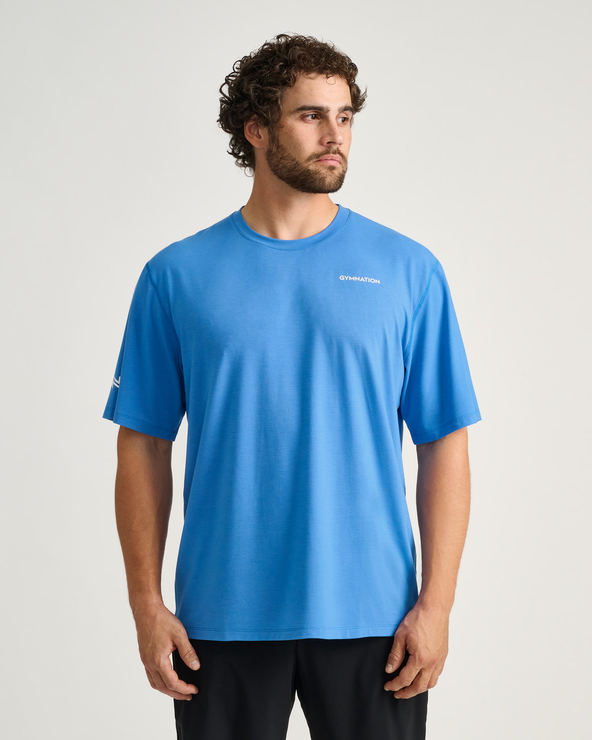 Men's Oversized T-Shirt
Model 179 cm / size L
#color_blue-blaze