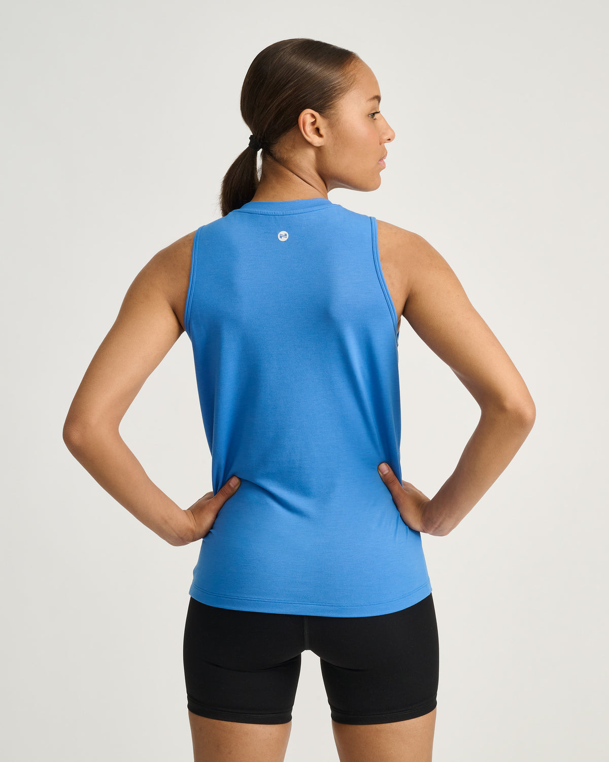 Women's muscle tank top #color_blue-blaze