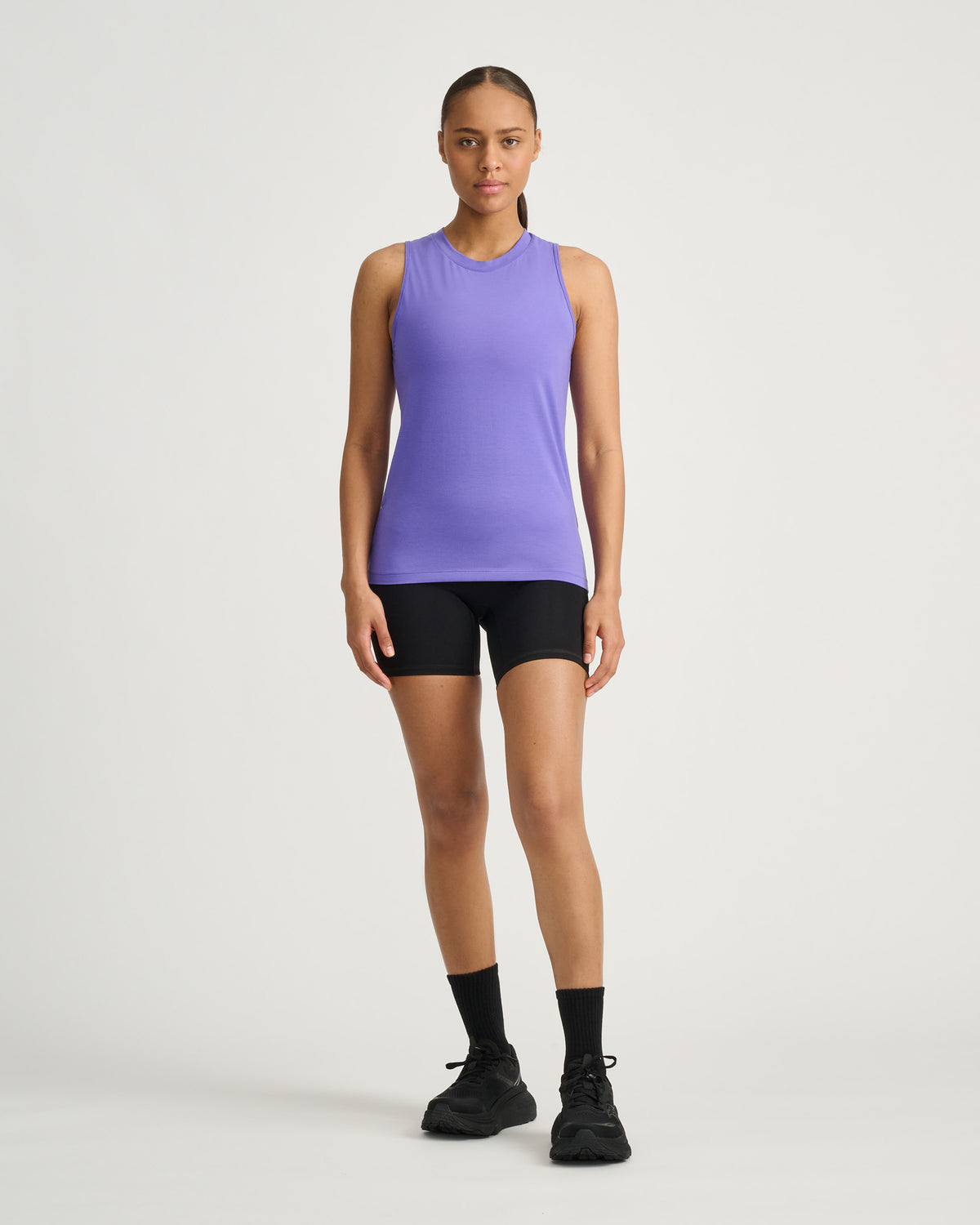 Women's muscle tank top #color_violet-vibe