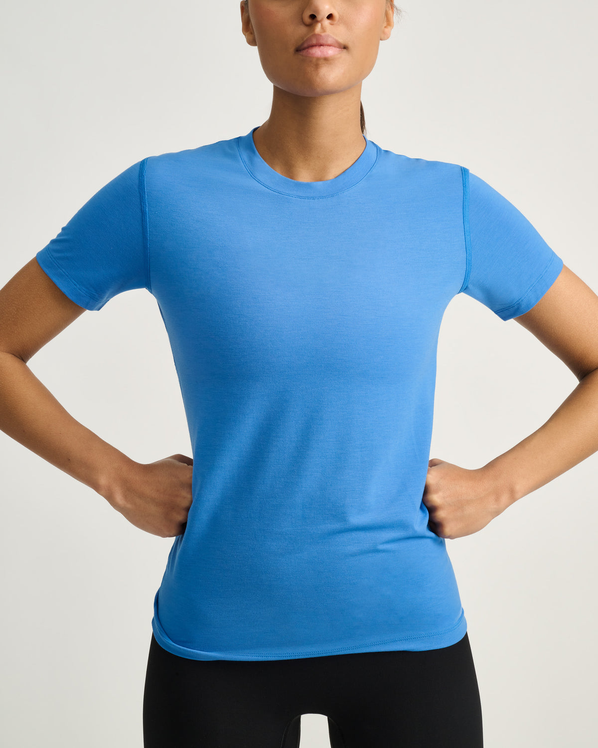 Women's training tee #color_blue-blaze