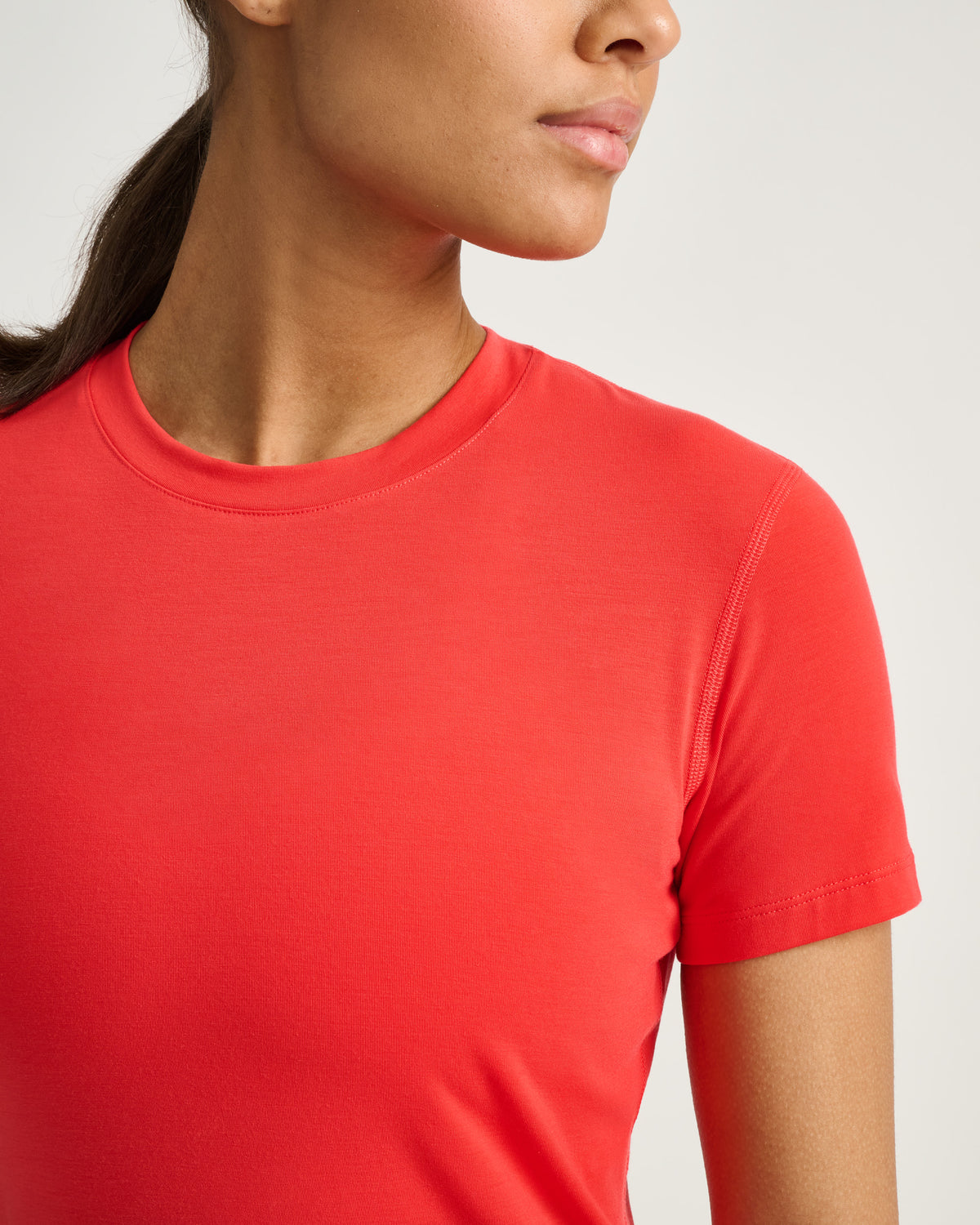 Women's training tee #color_candy-red