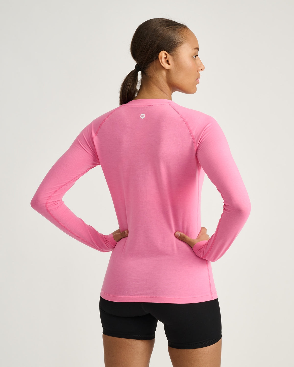 Women's training longsleeve #color_candy-pink