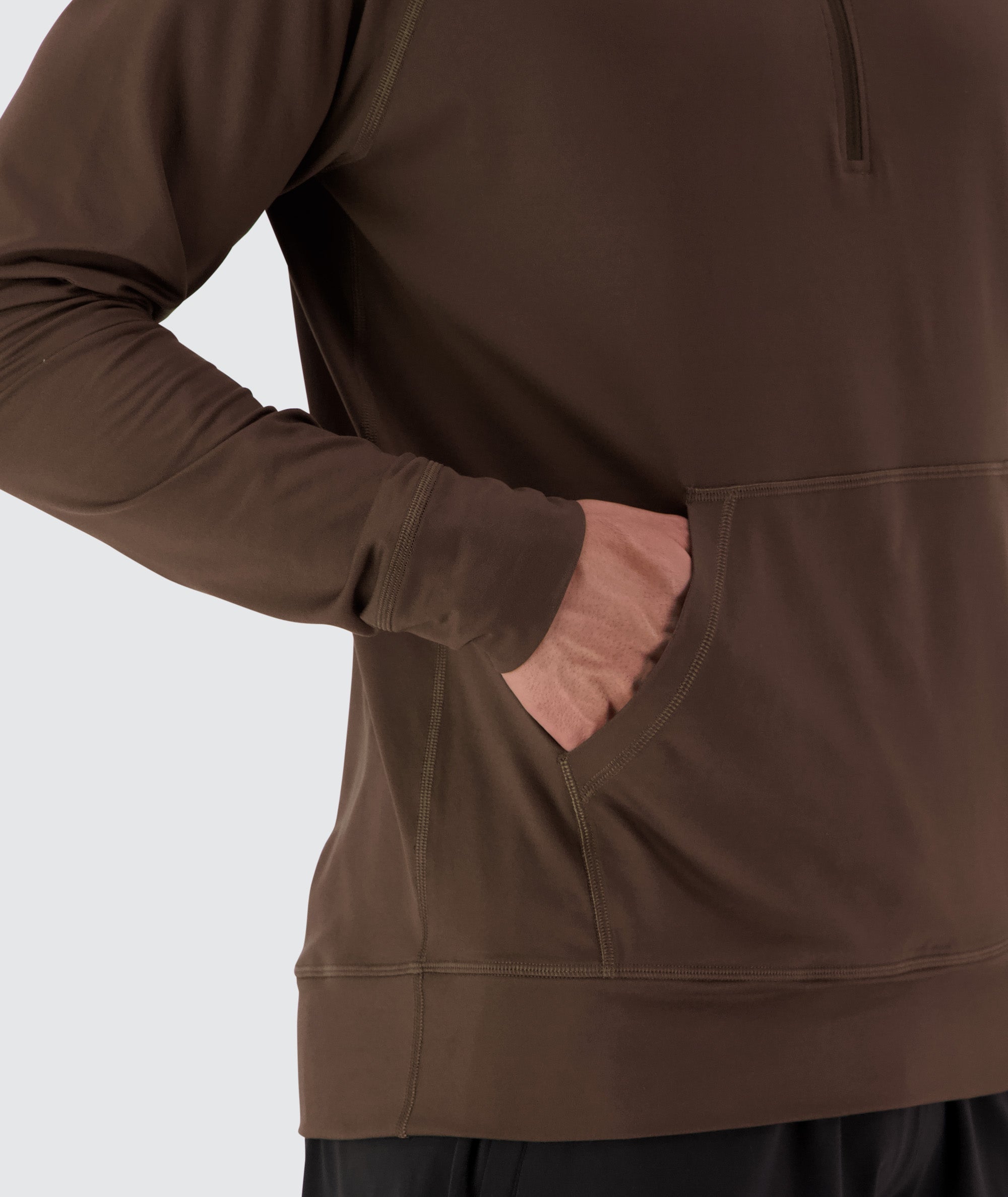 Men's comfortable sport hoodie #color_coffee-bean