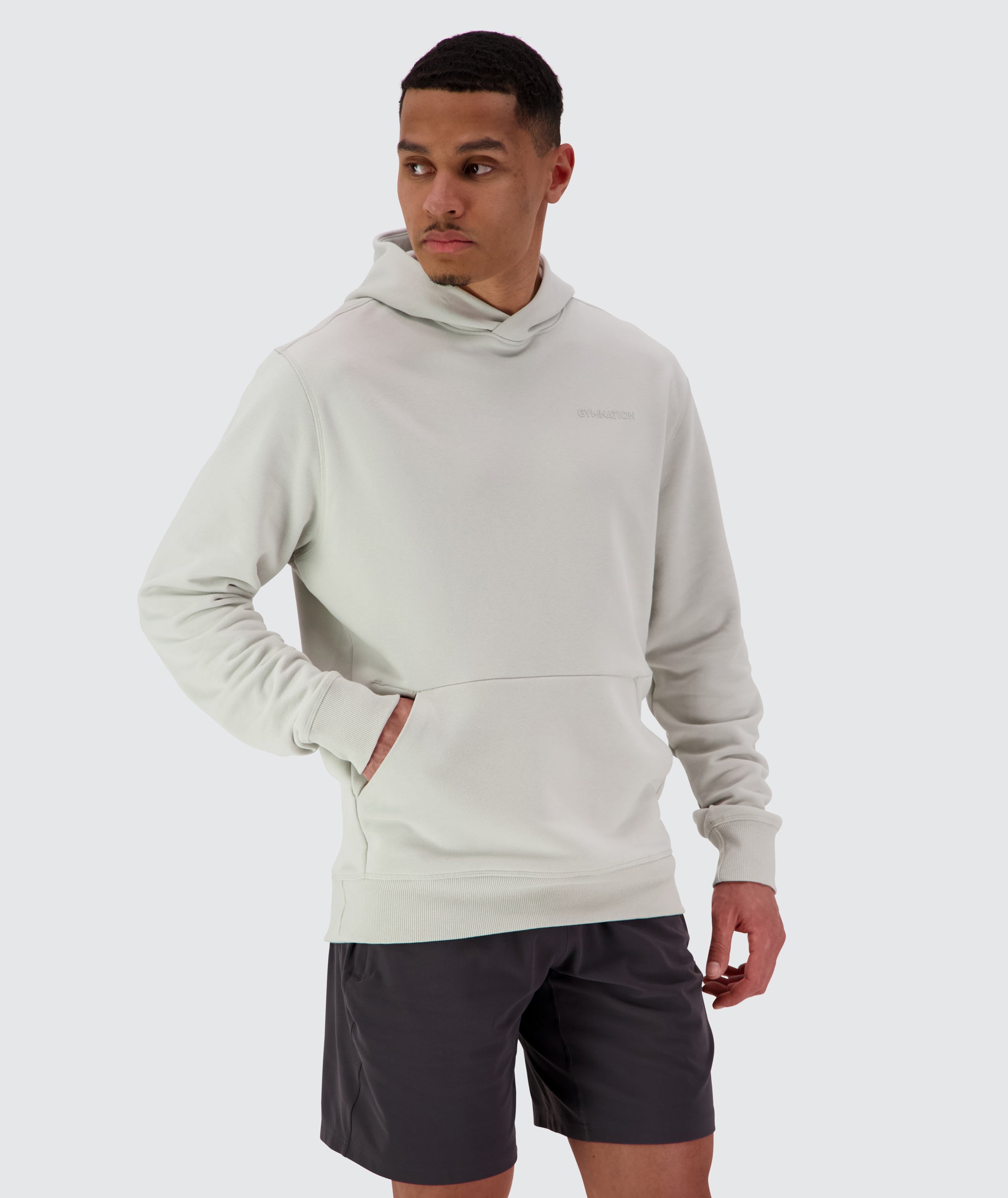 Men's Hoodie Model 184 cm / size M #color_cool-grey