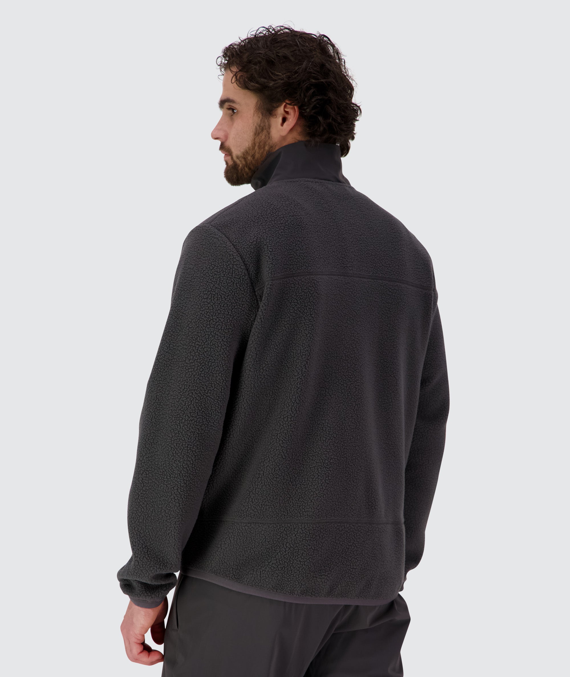 Gymnation Pile Jacket Unisex #color_gravel-grey