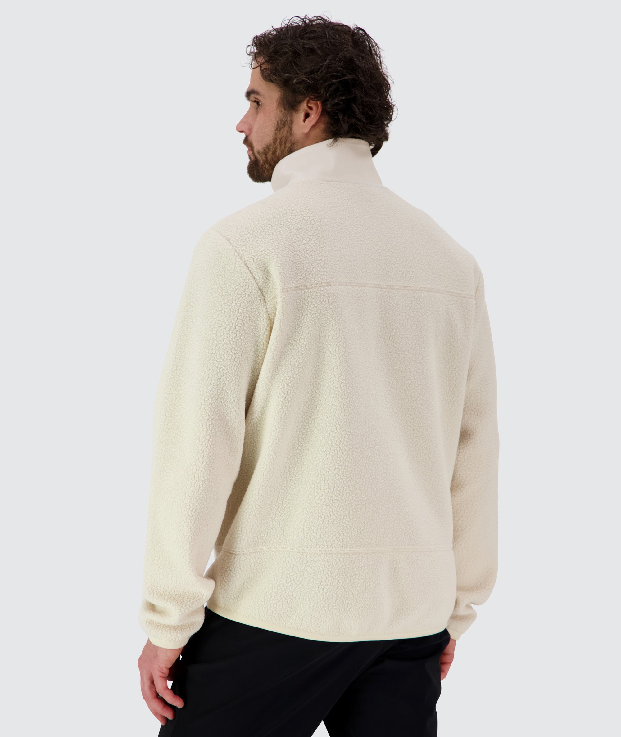 Gymnation Pile Jacket Unisex #color_off-white