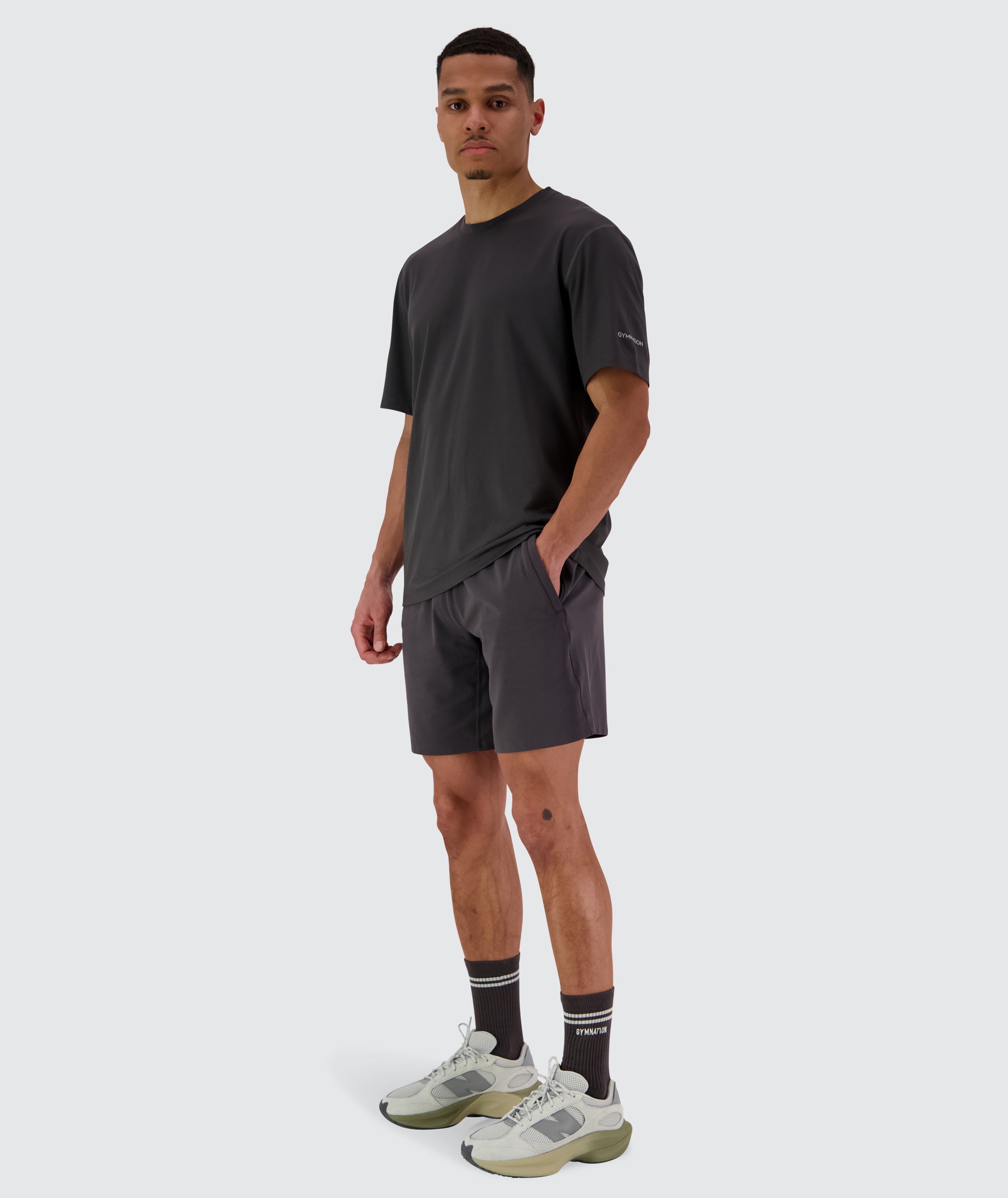 Men's SuperSoft Shorts #color_gravel-grey
