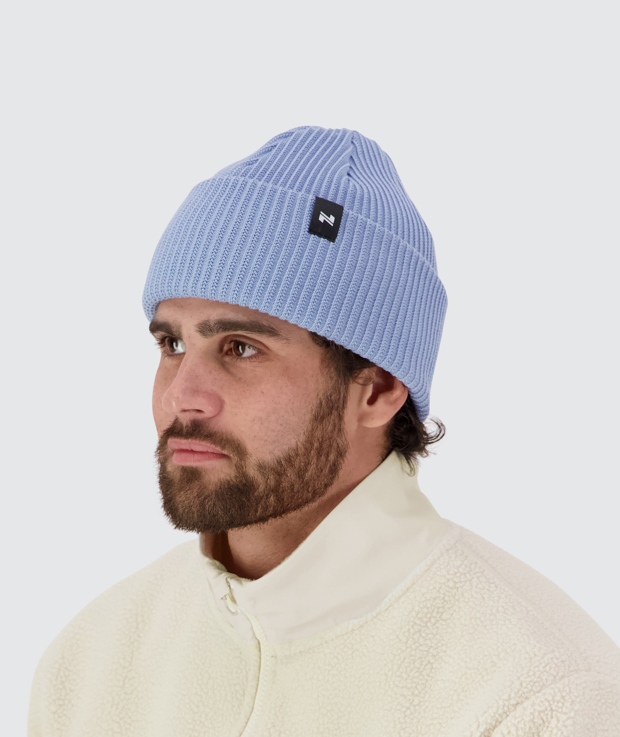 Merinowool Beanie #color_sky-blue