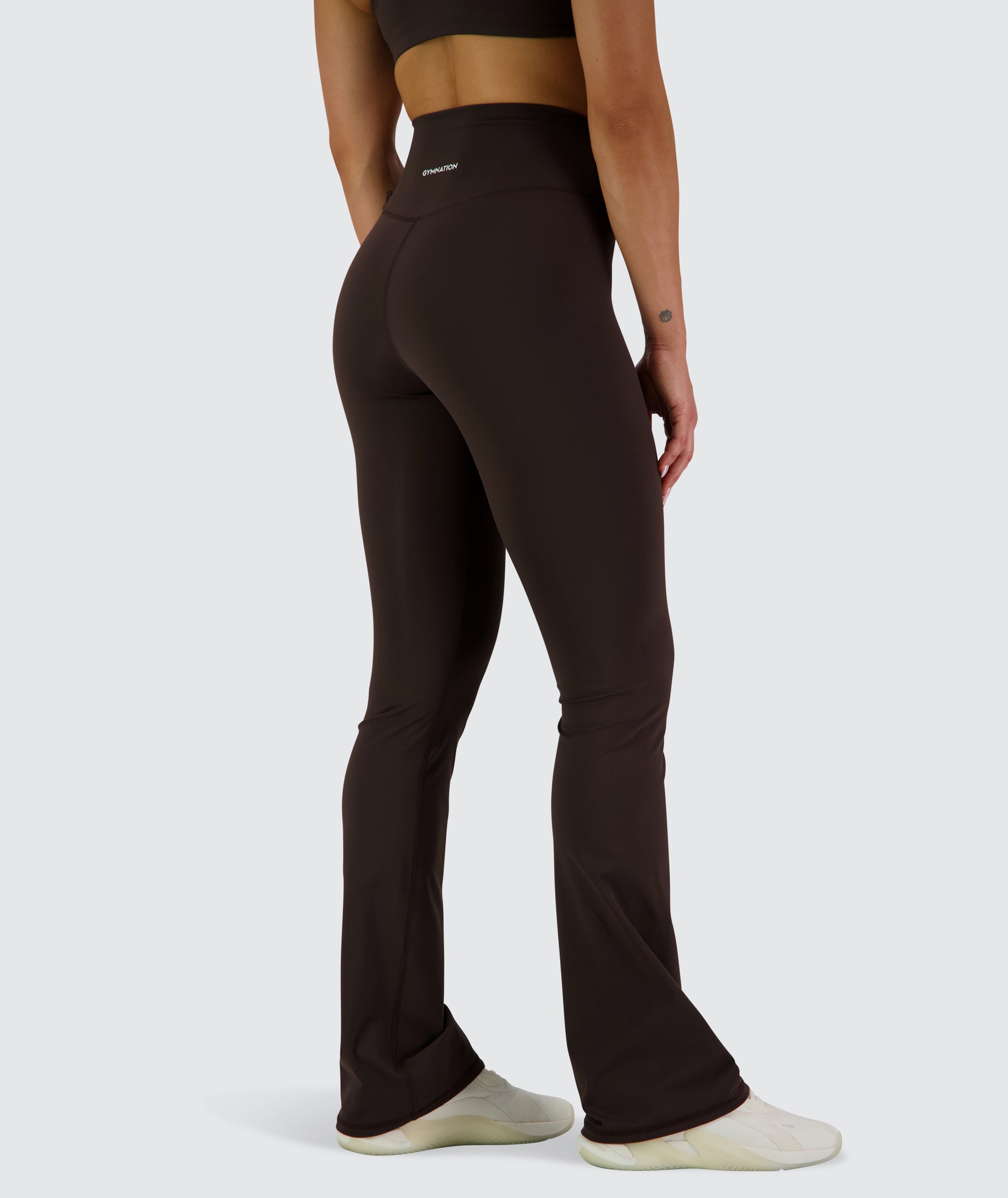 EveryForm Flare Tights #color_moody-espresso