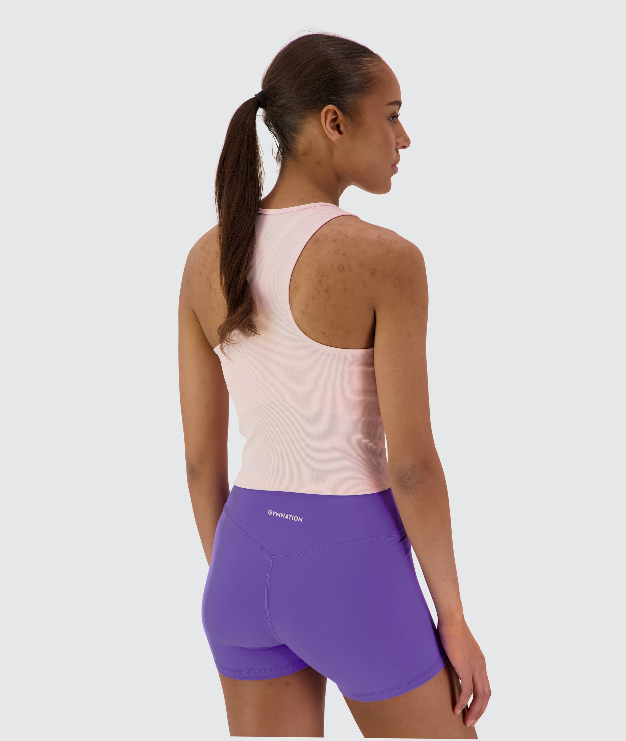 ribbed crop top #color_powder-pink