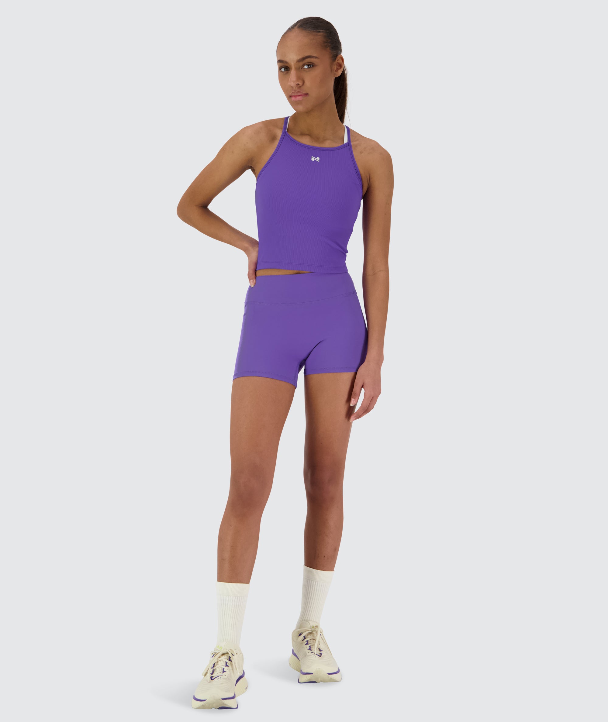 strappy ribbed crop top #color_violet-vibe
