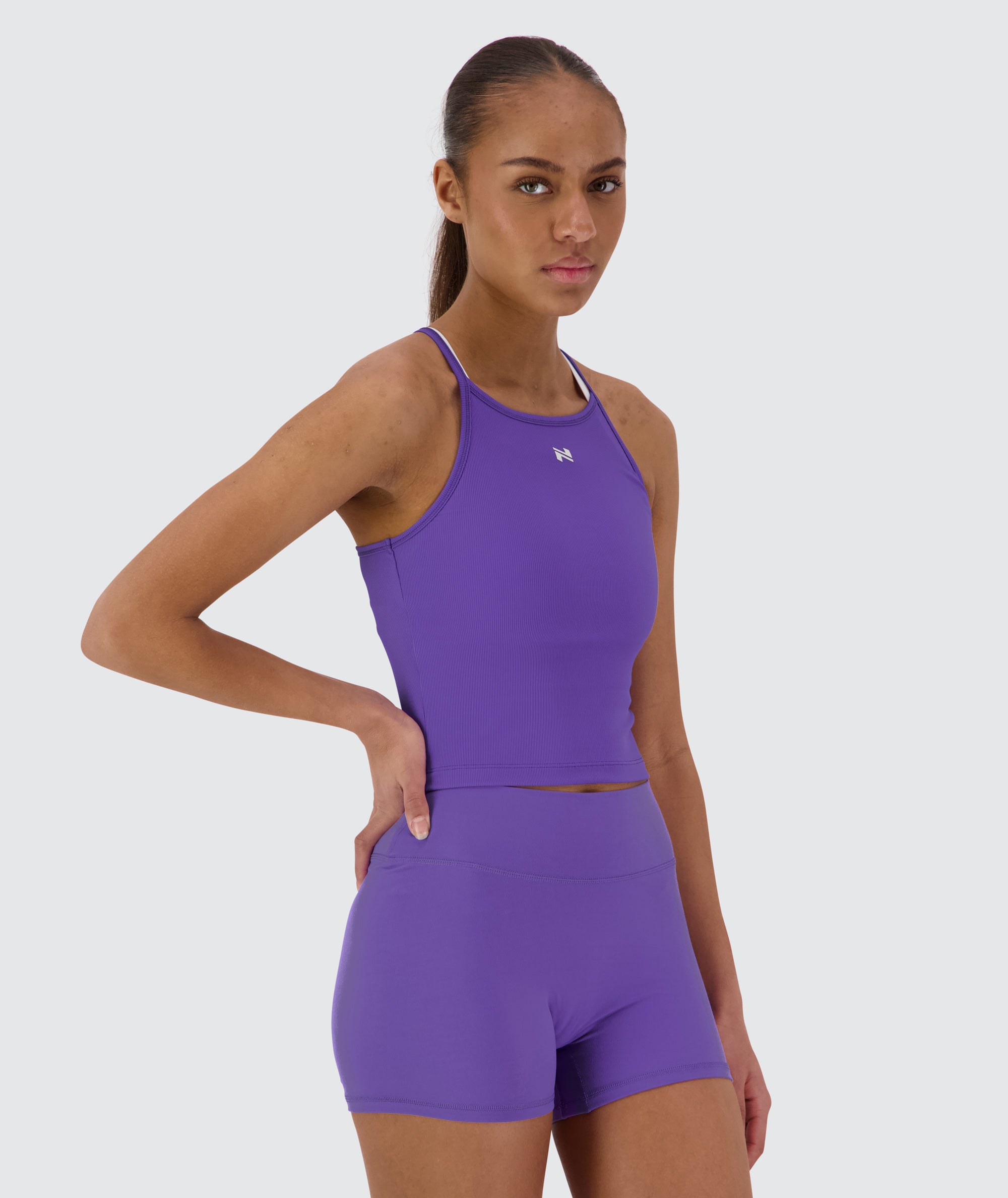 strappy ribbed crop top #color_violet-vibe