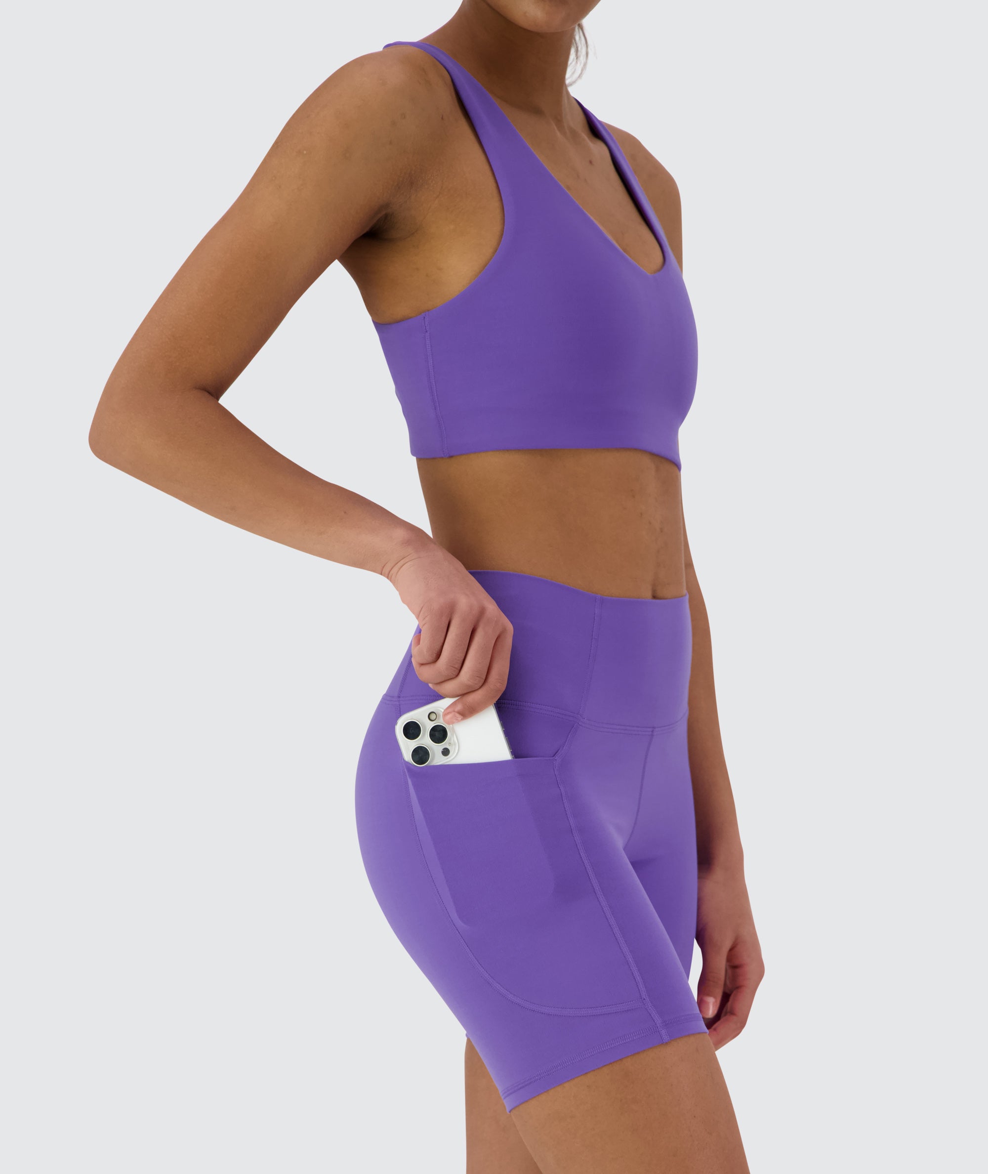 Supersoft shorts with pockets #color_violet-vibe
