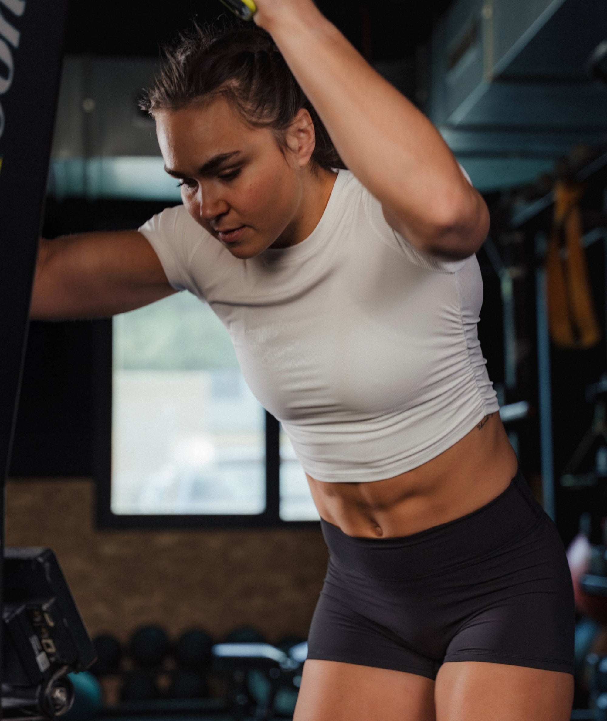 SuperSoft Seamless Shorts #color_black