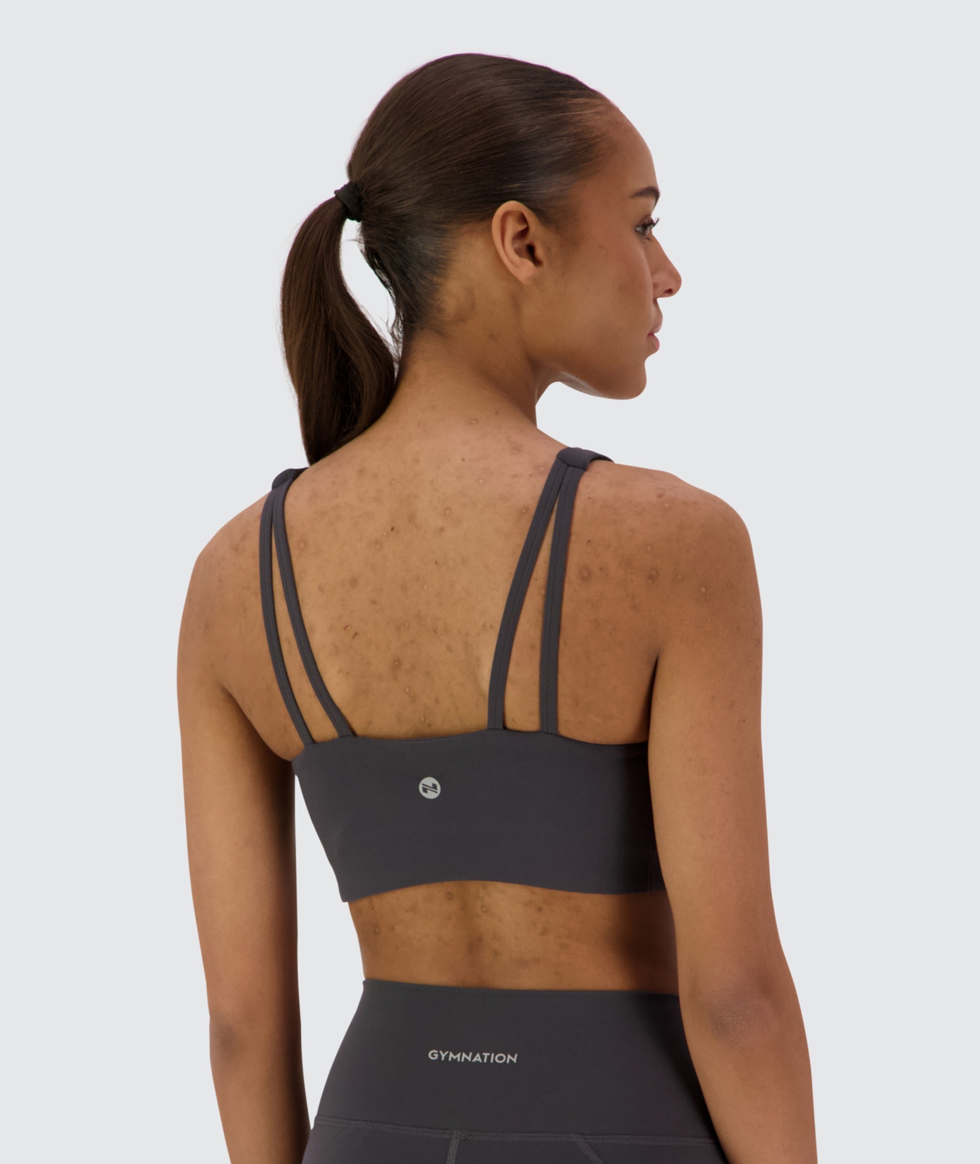 Supersoft V-neck Bra, #color_gravel-grey