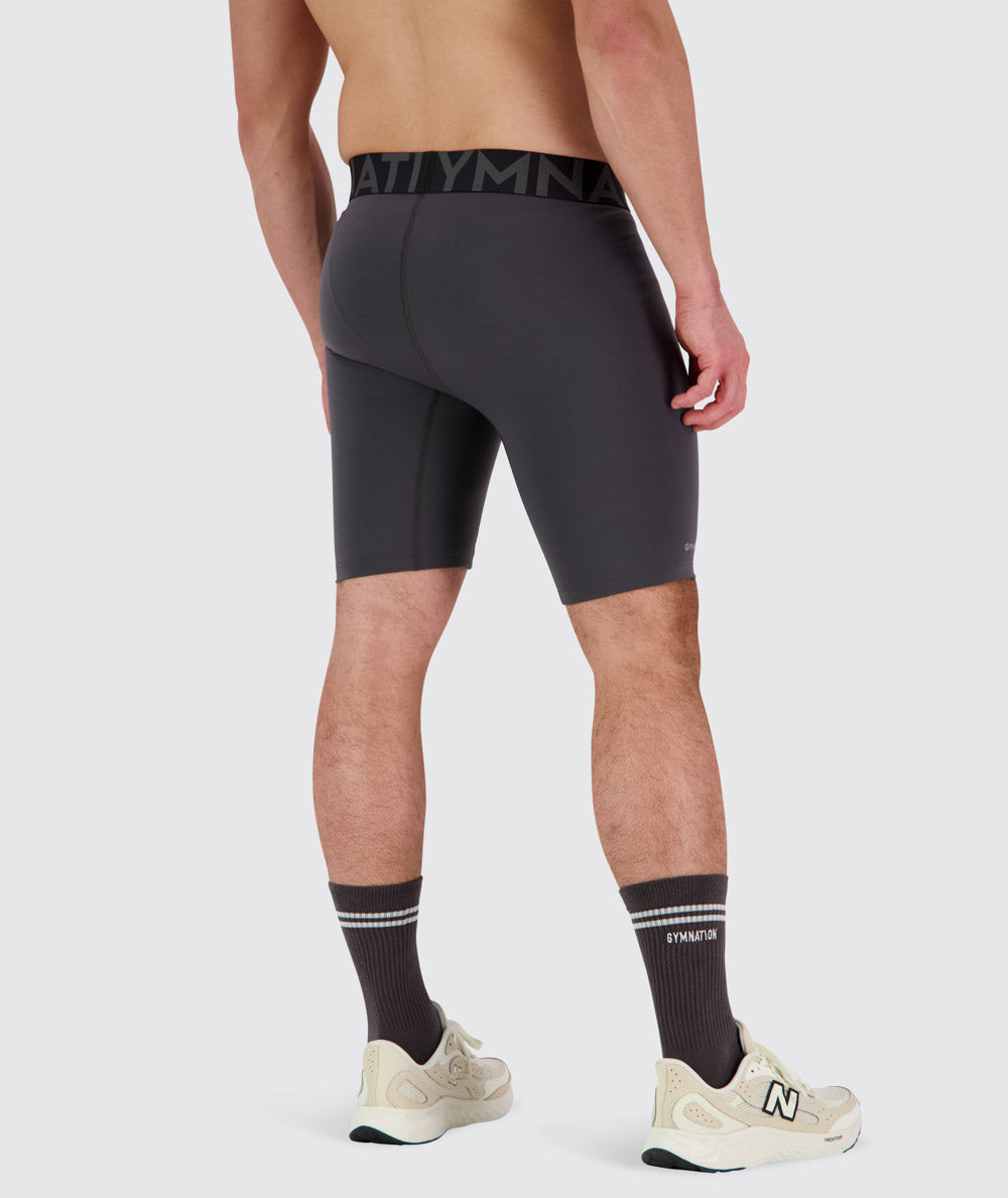 Men's Baselayer Shorts#color_gravel-grey