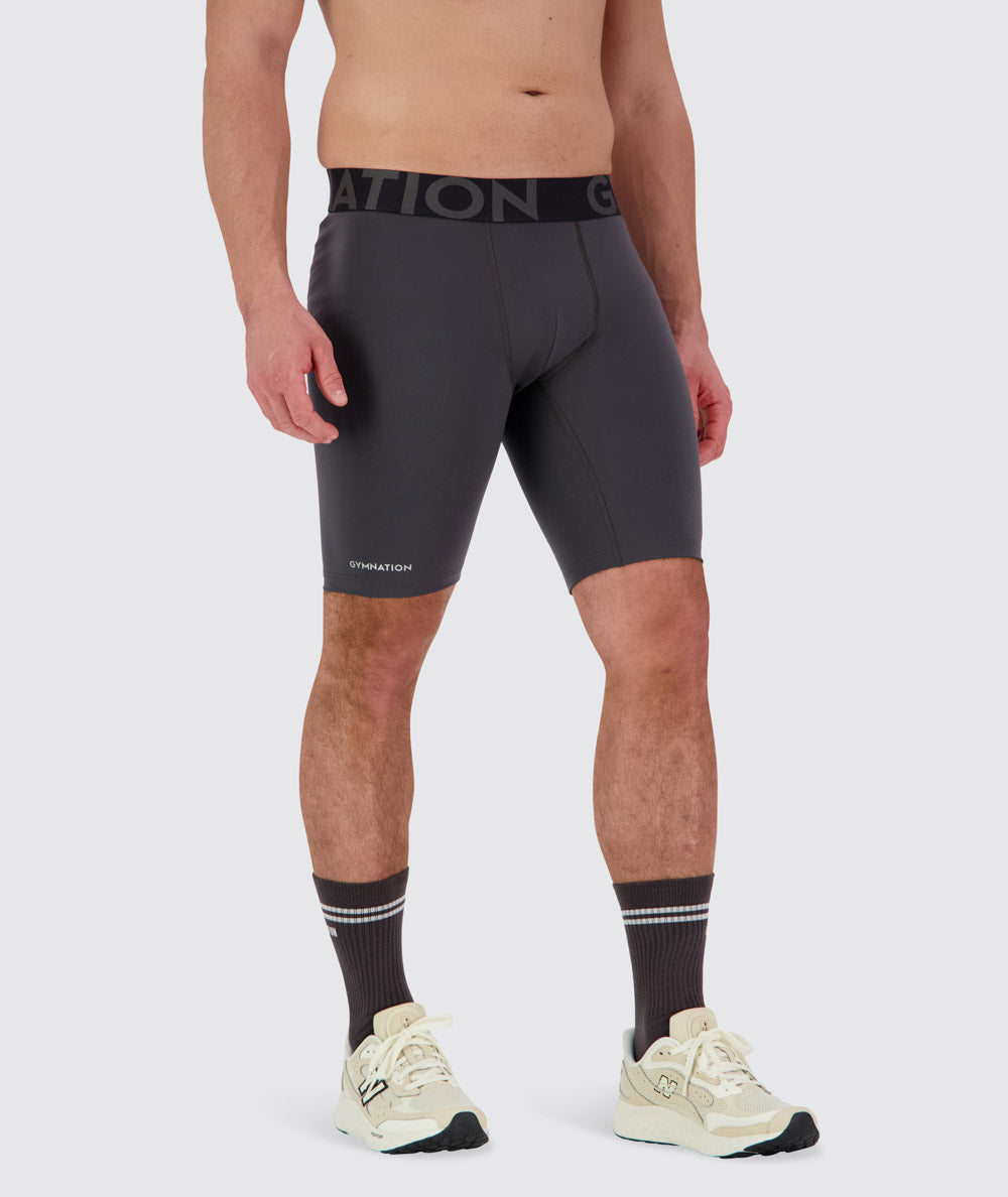 Men's Baselayer Shorts#color_gravel-grey