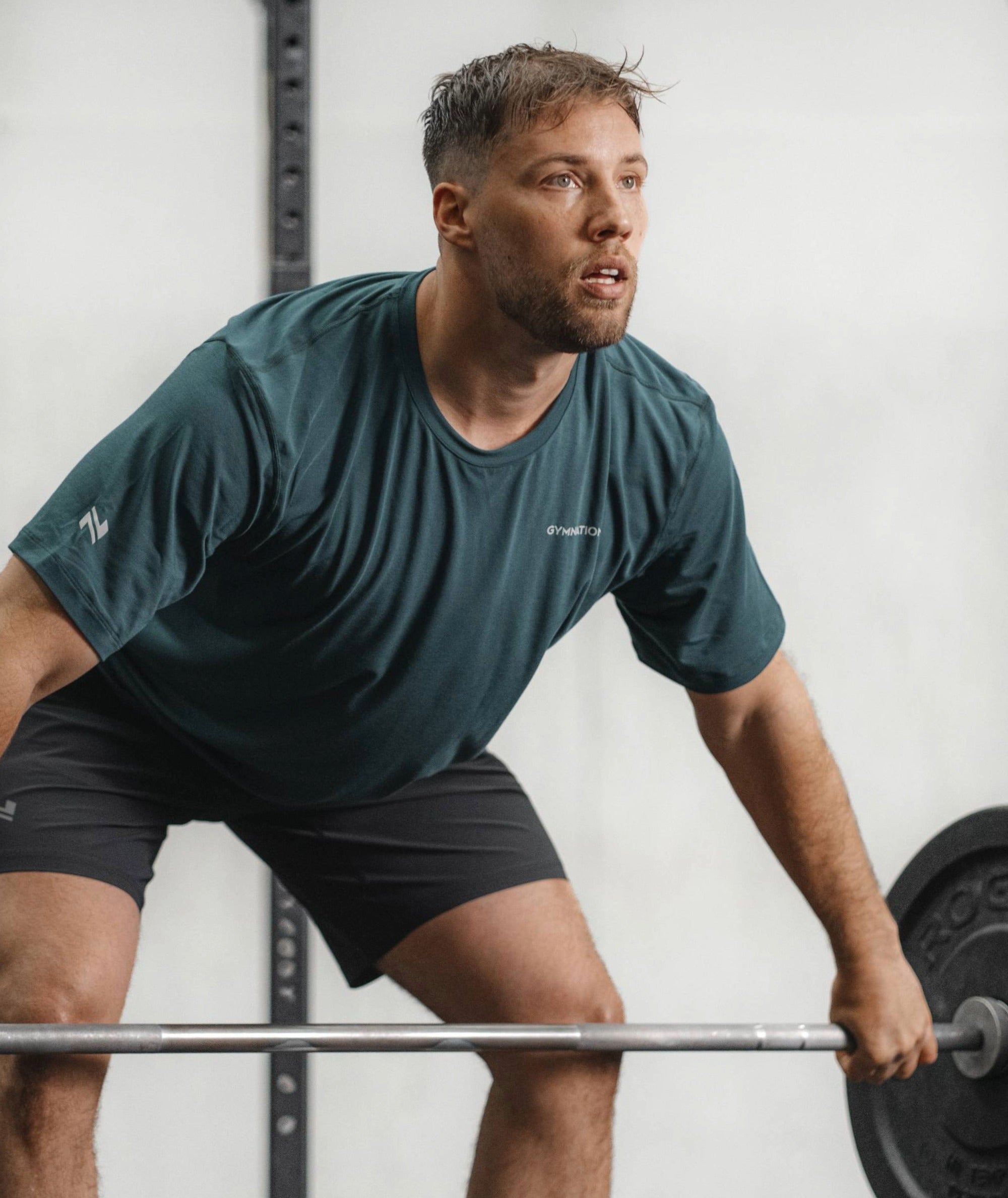 Best men's oversize t-shirt for crossfit #color_forest-green
