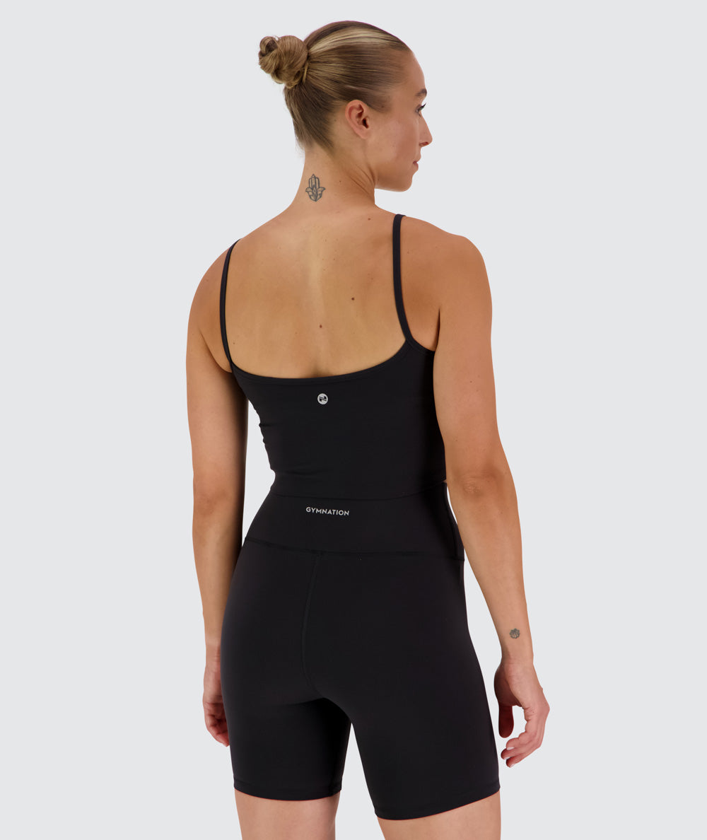 Supersoft bra top, Model 176 cm / size S#color_black