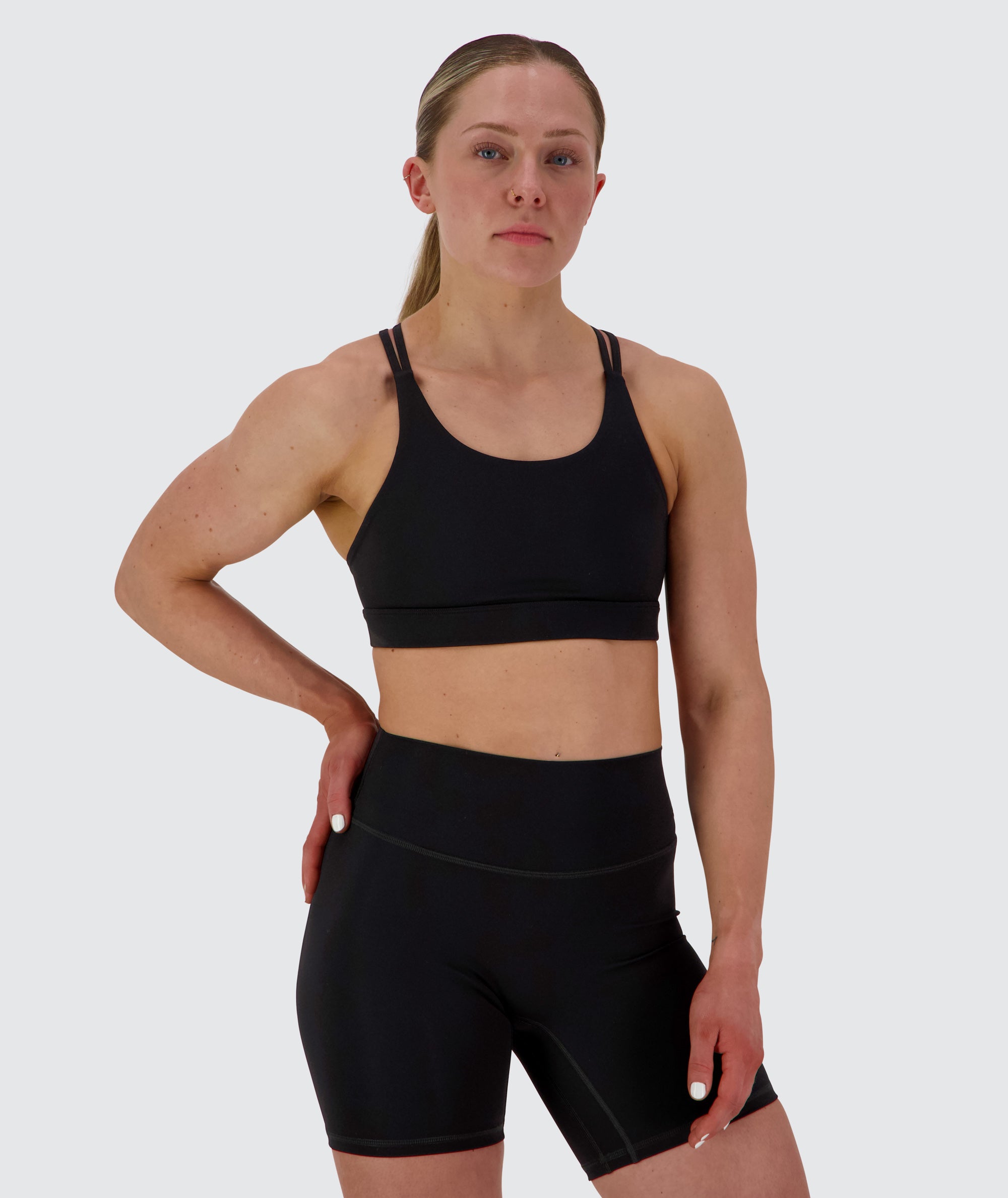 EveryForm Strappy Sports Bra #color_black