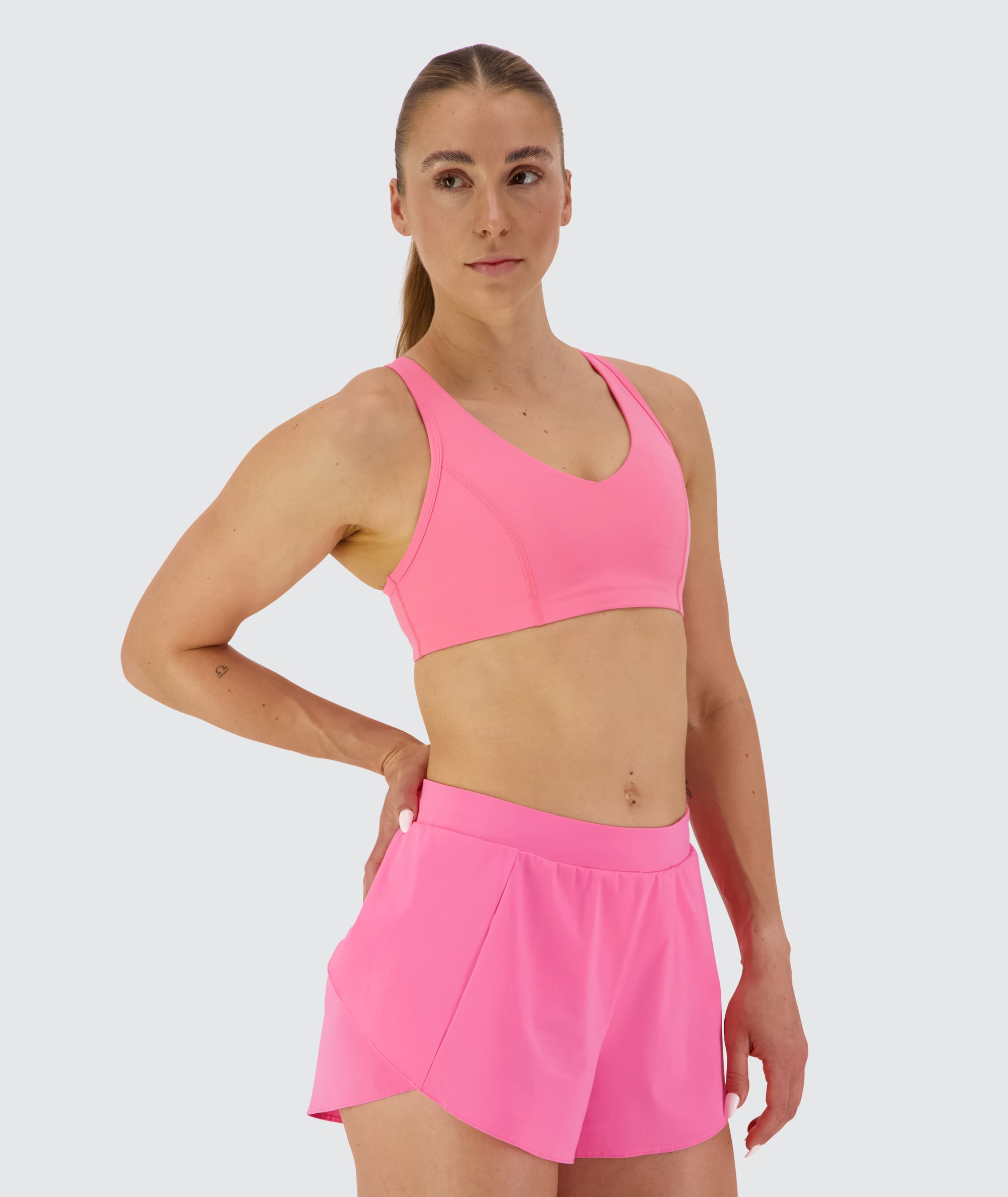 EveryForm V-Neck Sports Bra #color_candy-pink
