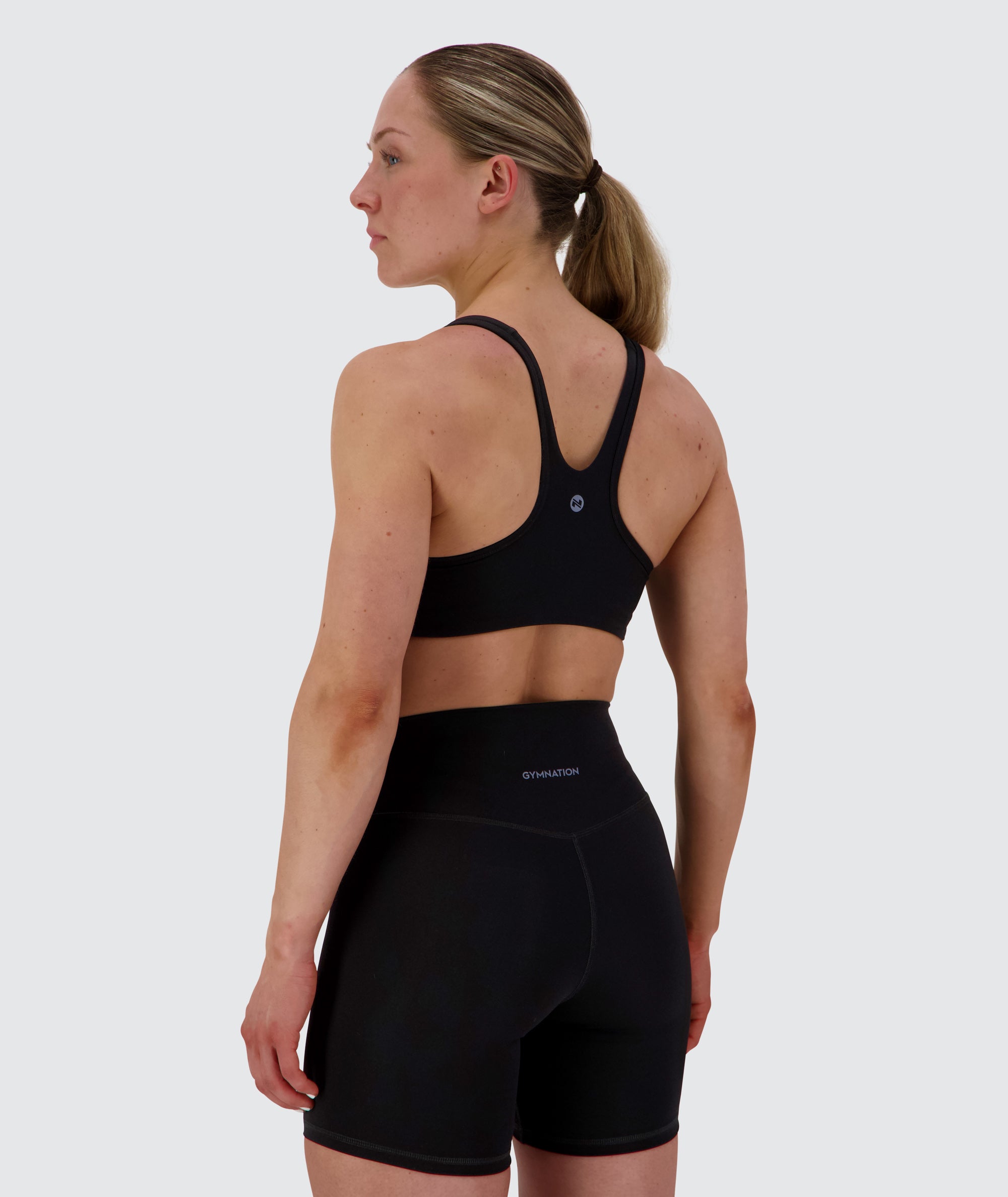EveryForm V-Neck Sports Bra #color_black
