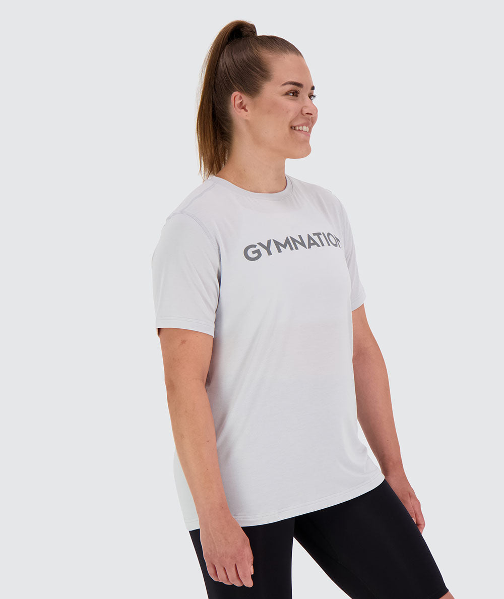 Women's sustainable and comfortable t-shirt for crossfit#color_cool-grey