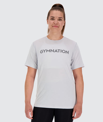 Women's sustainable and comfortable t-shirt for crossfit#cool_grey