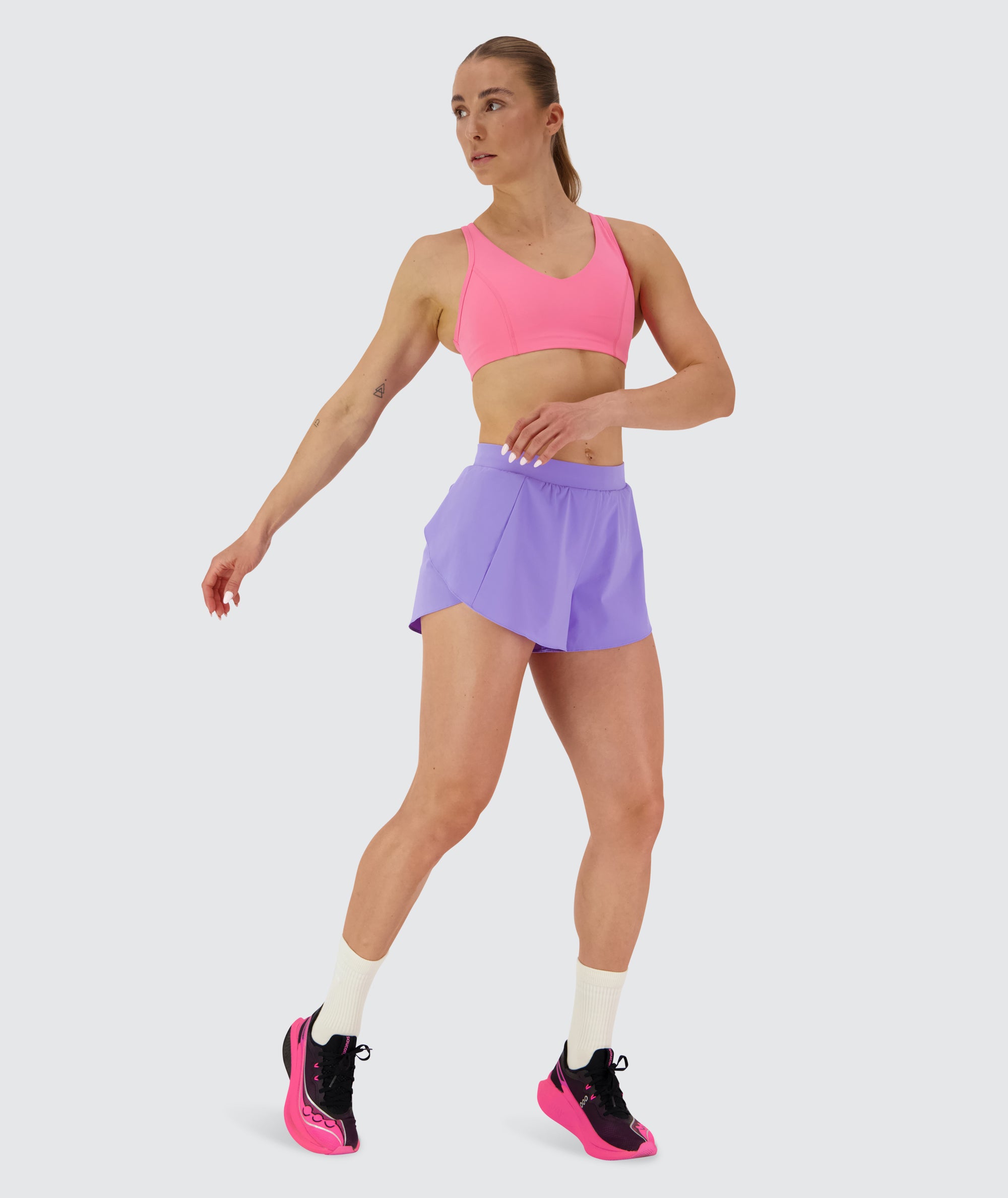 Women's Hybrid Elite Shorts #color_violet-haze