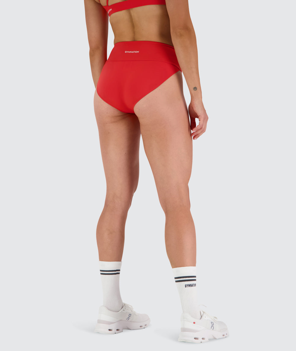 Swim and running brief for women, Model 176 cm / size S#color_candy-red