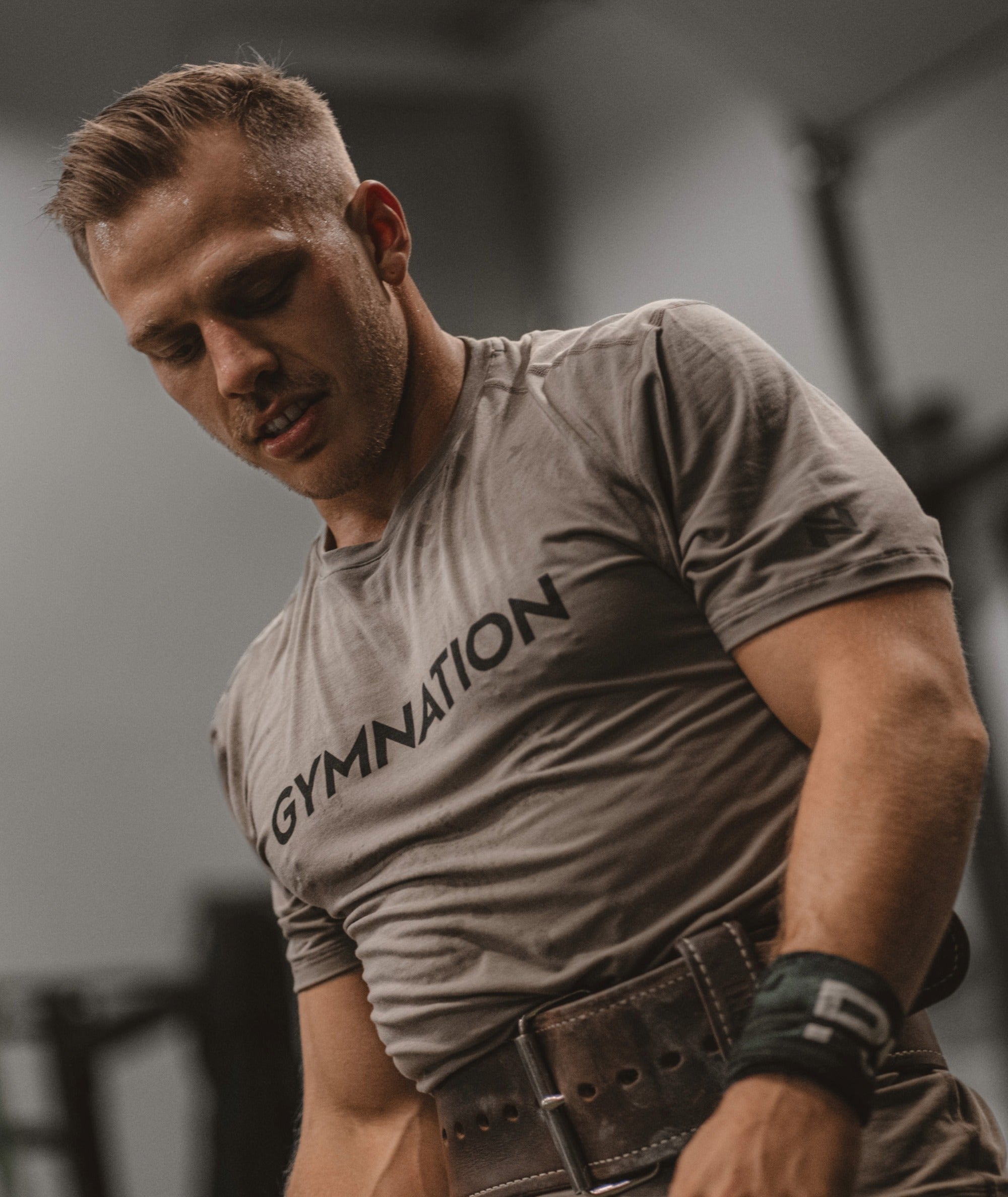 men's gymnation t-shirt#color_sand