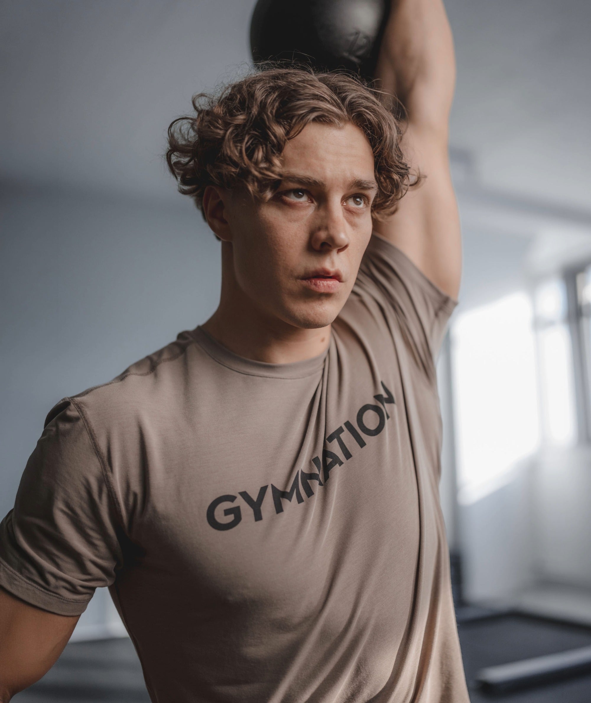 men's gymnation t-shirt#color_sand