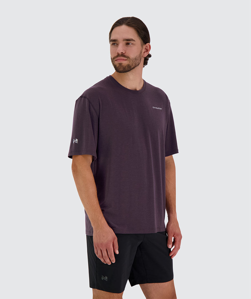 Men's oversized t-shirt#color_plum 