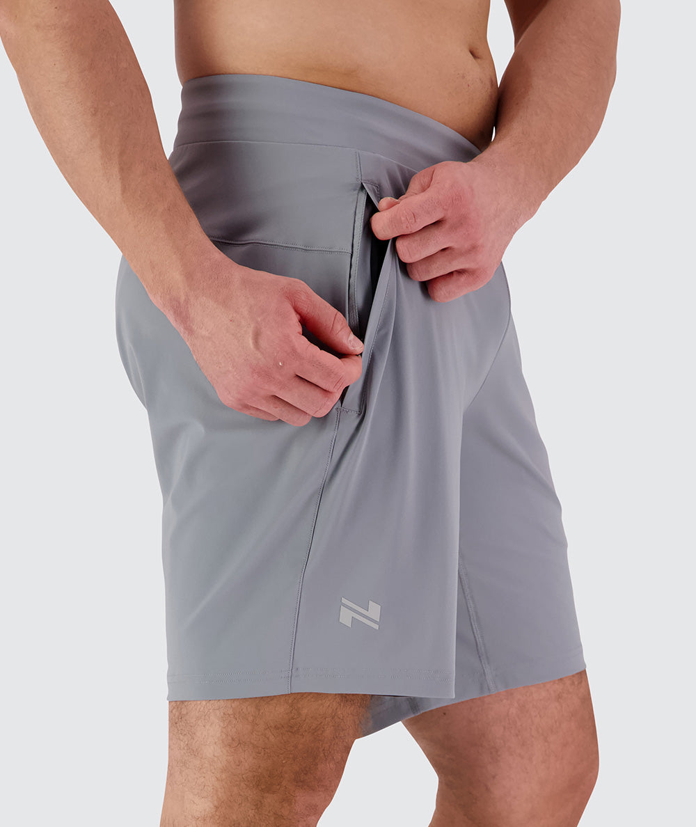 Men's training shorts#color_light-grey