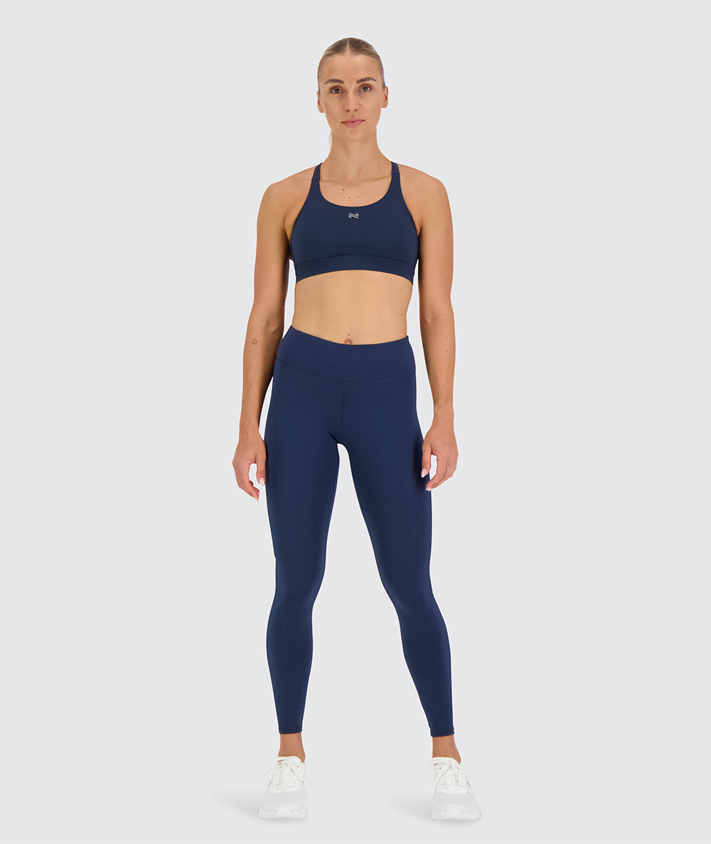 Mid-Waist Training Tights#color_dark-navy