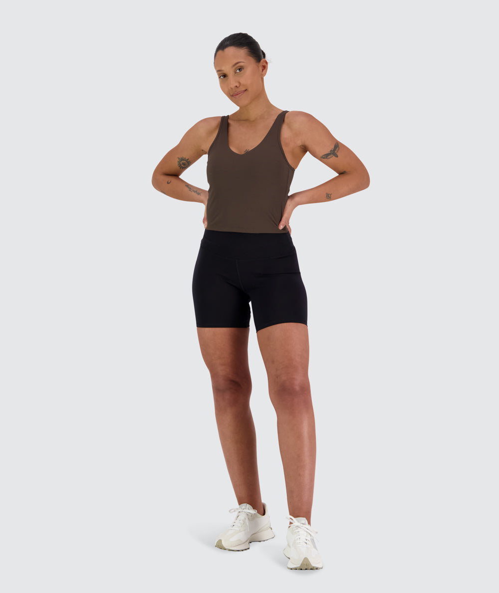 Women's ribbed bra top #color_coffee-bean