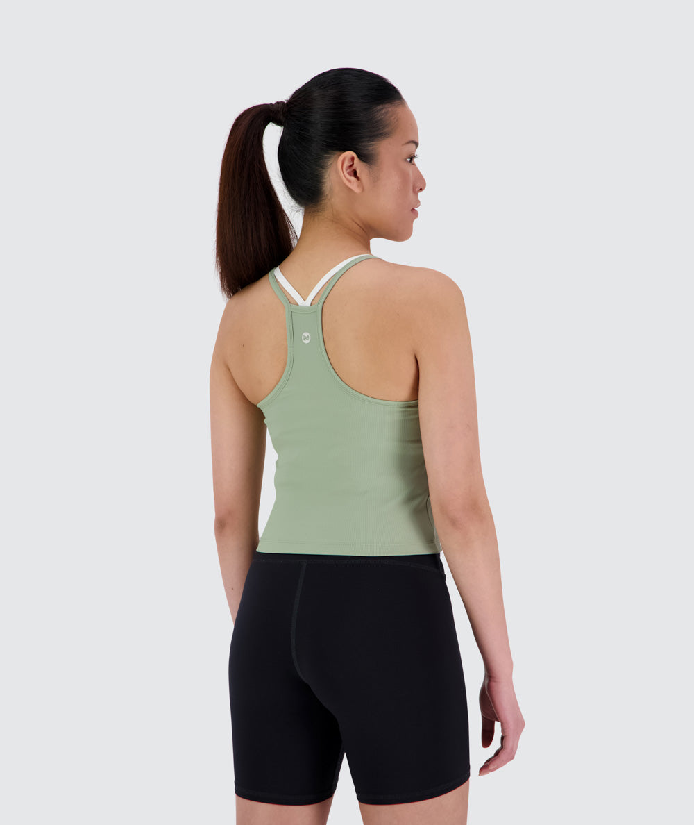 strappy ribbed top#color_pistachio