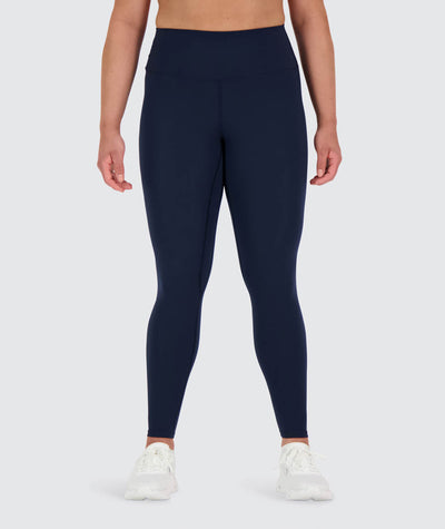 Squat proof soft and super comfortable leggings with high waist#navy