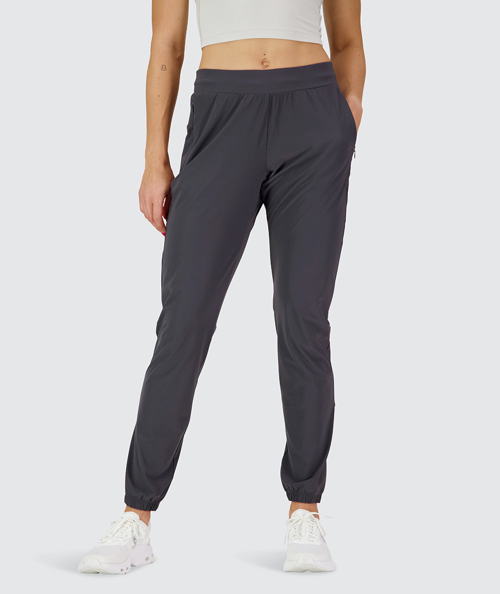 Women's Active Joggers for sports, Model 176 cm / size S#color_dark-grey