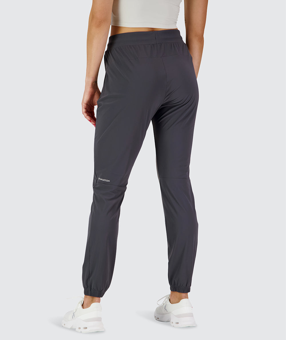 Women's Active Joggers for sports, Model 176 cm / size S#color_dark-grey