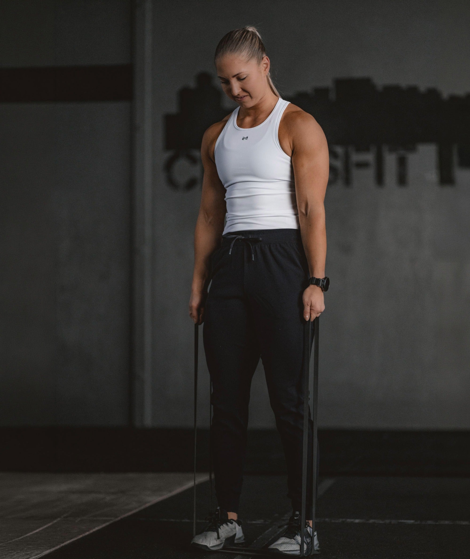 women's ribbed tank top #color_white
