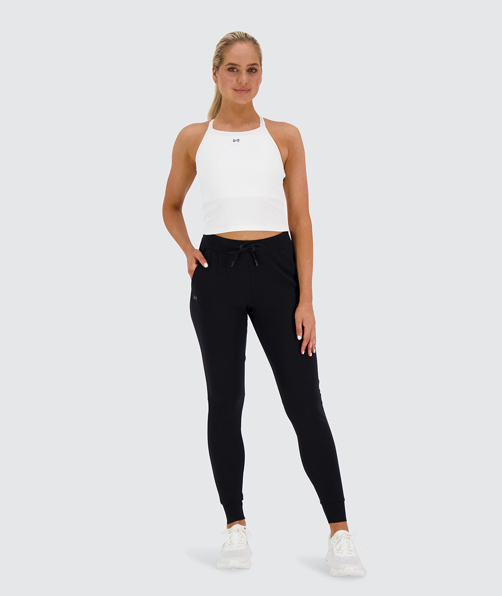 Black Training Joggers For Women #color_black