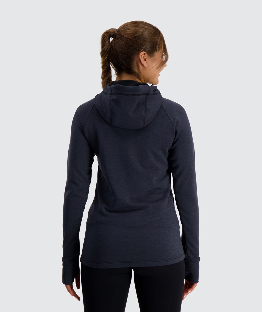 Polartec Womens Hoodie #color_charcoal-black