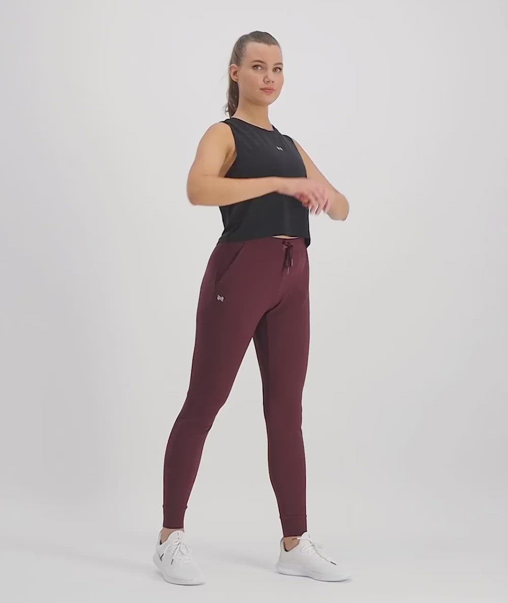 Most Comfortable Training Joggers #color_wine-red