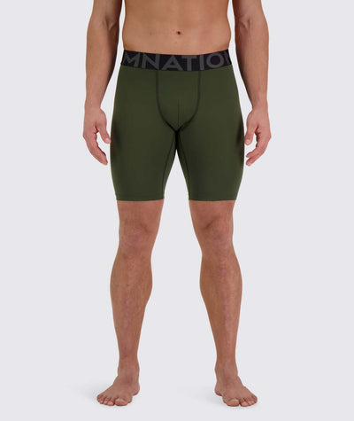 Men's baselayer shorts #armygreen