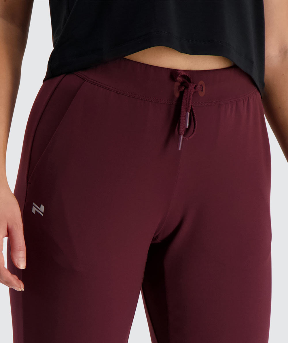 Women's Training Joggers #color_wine-red